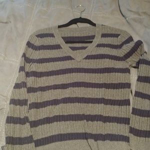 Tommy Hilfiger stripped v neck sweater